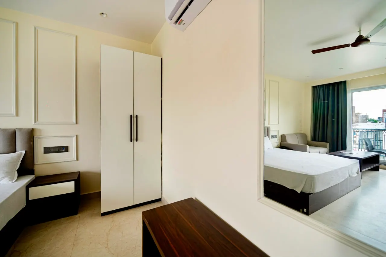 Air-conditioned rooms